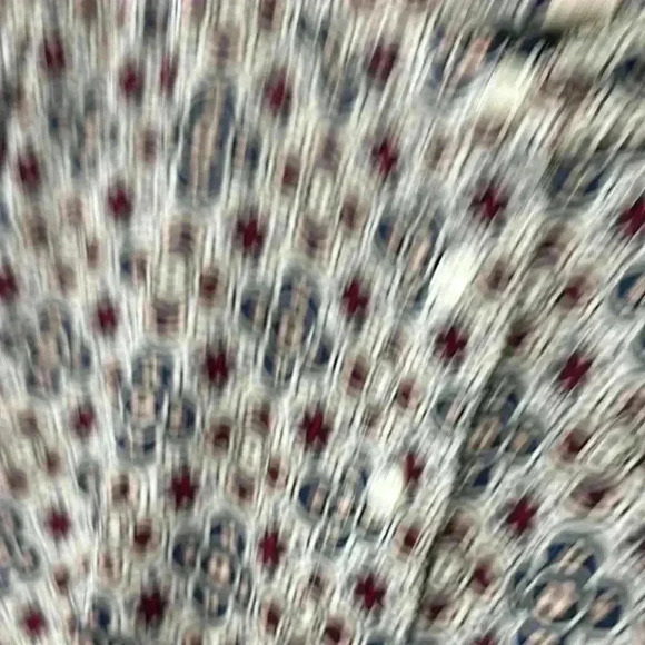 LOFT Black and White Floral Blouse - Picture 3 of 4